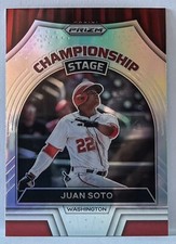 2022 Panini Prizm Center Stage SILVER HOLO #CS-7 Juan Soto    M22