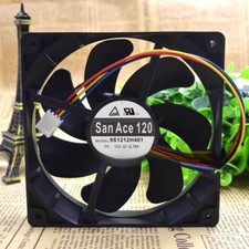 1PC NEW San Ace 120 9S1212H401 12V 0.39A 12cm fan 12025 2-wire A1 port LD