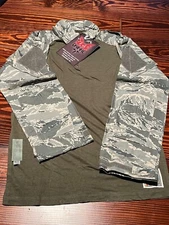U.S. Military Crye Precision Combat BDU Shirt Large Reg DRIFIRE Air Force ABU  1