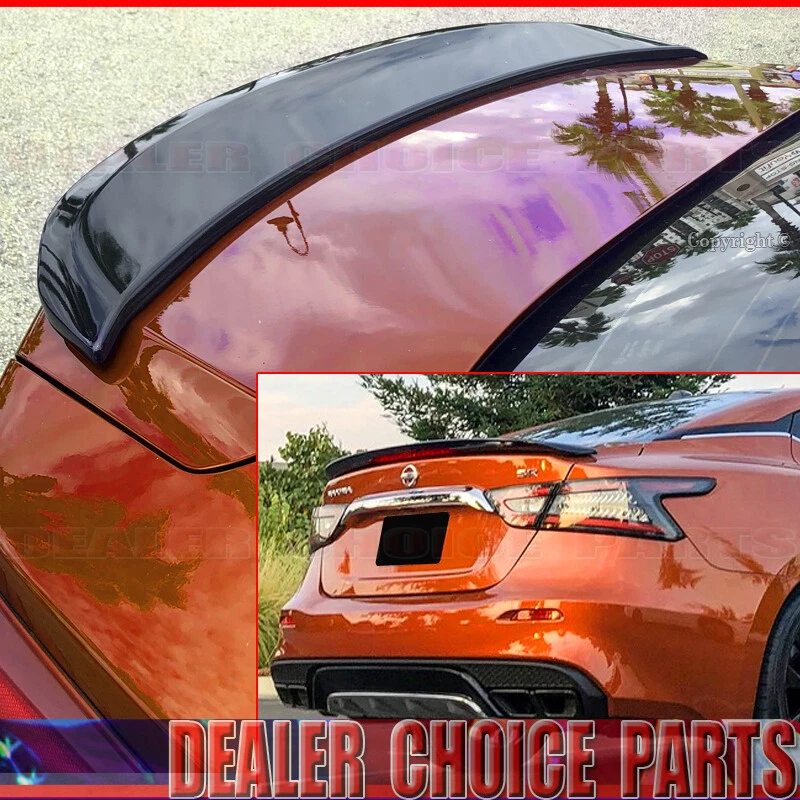 For 2016-2022 2023 Nissan Maxima Factory Style Spoiler w/LED PAINTED GLOSS BLACK - Image 2 of 2