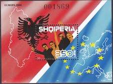 Albania 2007 Arkusz pamiątkowy MNH Mi Bk 163 EUROPA CEPT - Integracja