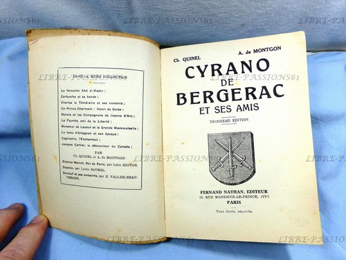 CYRANO DE BERGERAC ET SES AMIS, CH. QUINEL, A. DE MONTGON, ÉDITIONS NATHAN - Picture 6 of 11