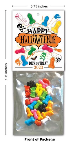 5 Pack - Halloween Weenie ADULT Dick Candy NOVELTY Penis Party Favor Willy FUNNY - Picture 3 of 4