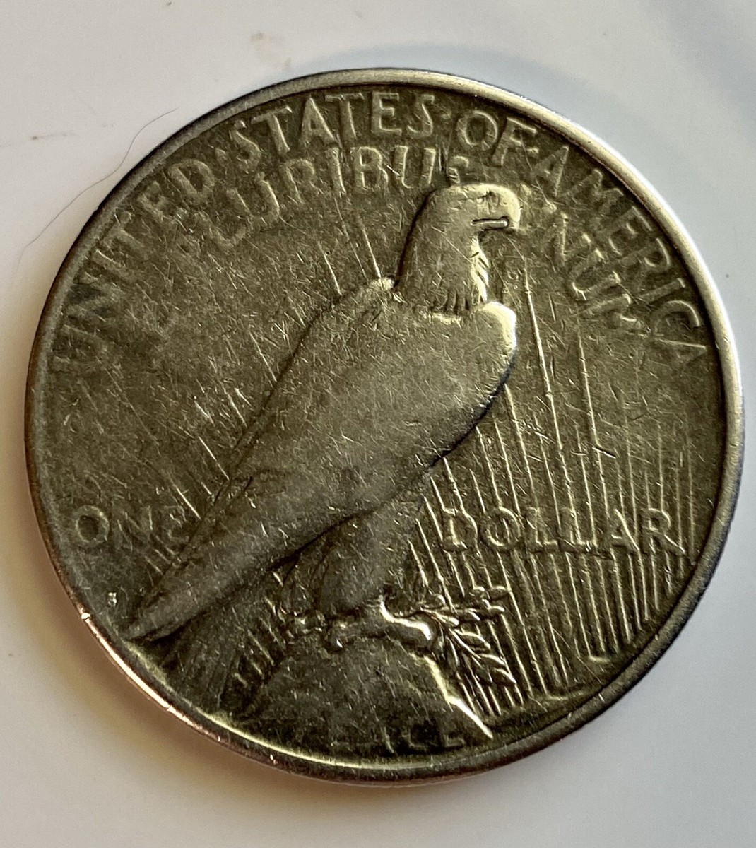 1922-S Liberty Peace Silver Dollar United States Coin-Very