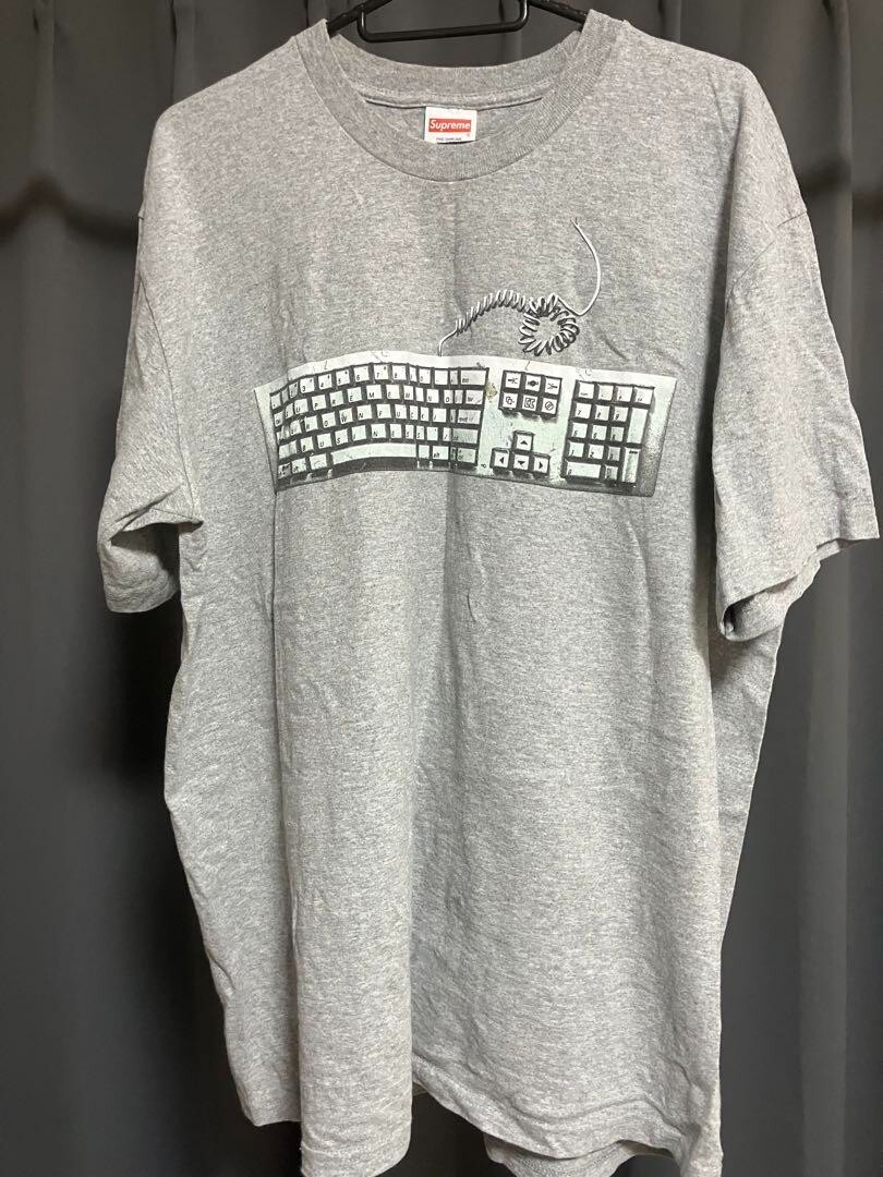 SUPREME Keyboard Tee SS19 Men's Gray Size M | eBay