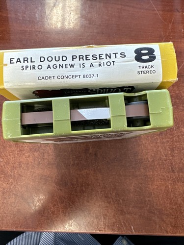 RARE POLITICAL COMEDY 8 Track Tape EARL DOUD SPIRO AGNEW IS A RIOT W/sleeve Vg - Picture 4 of 6