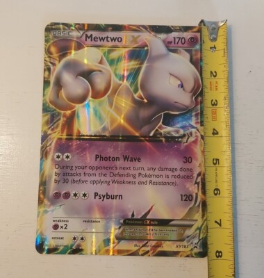 Pokémon TCG Mewtwo EX Jumbo XY183 Oversized XY Black Star Promo