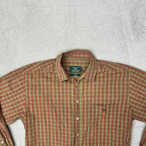 Vintage Rodd&Gunn Button Up Shirt Men Large L Long Sleeve Collared Plaid Multico - Picture 3 of 6