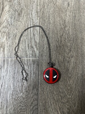 Deadpool Taschenuhr Uhr Quarz *braucht Batterien*