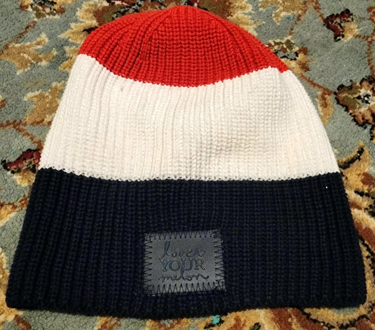 Love Your Melon Beanie Red White And Blue Color. | eBay display picture 2