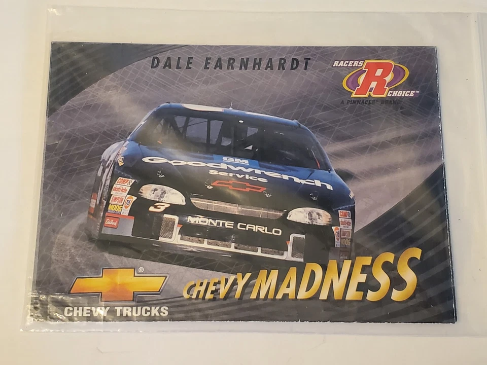 1997 Pinnacle Racers Choice Chevy Madness 5x7 Race Cards NASCAR - Image 2 of 4
