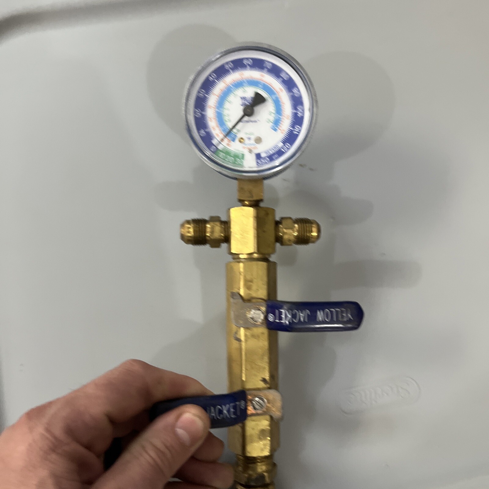 Yellow Jacket 93860 SuperEvac™ Evacuation Manifold, 2 Valve, LoSide