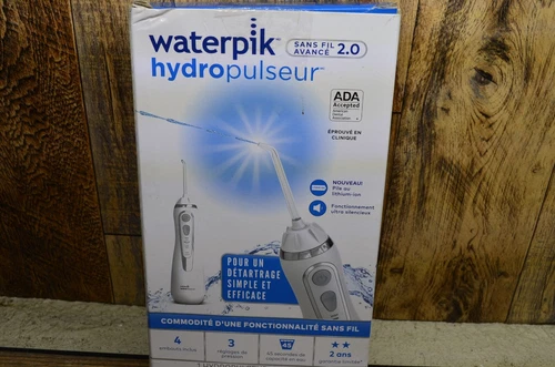 Waterpik Inalámbrico Avanzado 2.0 Hilo de Agua para Dientes, Encías, Frenos, Coche Dental