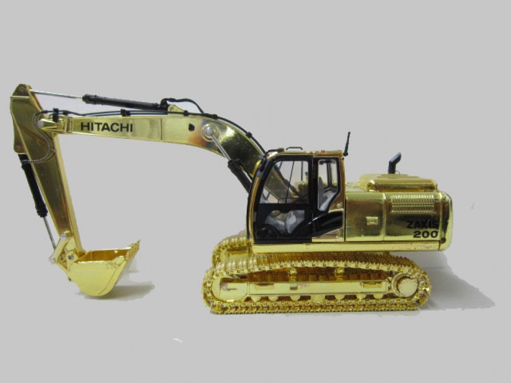 【現在価格3/31まで】レイジー　THE LIMITED MODEL HITACHI Scale model ZX200-5 Loading shovel Ver.Gold Japan Limited