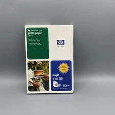 HP 4X6 Premium Glossy Photo Paper 60 Sheets c7024a 4x6” : New SEALED!