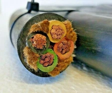 4/4 Type W 2000V Portable Flexible Power Cable -40 to 90C (20ft) Indoor/Outdoor 