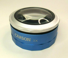 Carson MagniTouch MT-33 3X LED Lighted Magnifier Loupe Microscope Viewer MT33