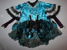 Dance Romantic Costume Blue/Green Renaissance Fair