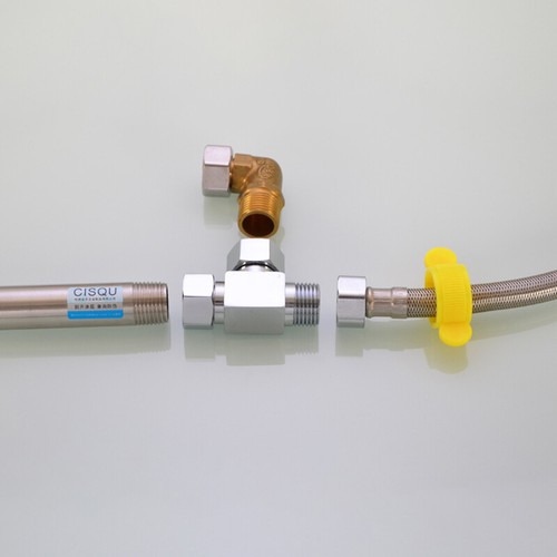 Solid Brass Male Female 1/2" Thread 3-Way 4 Way Connector Joint Pipe Fitting - Picture 4 of 18