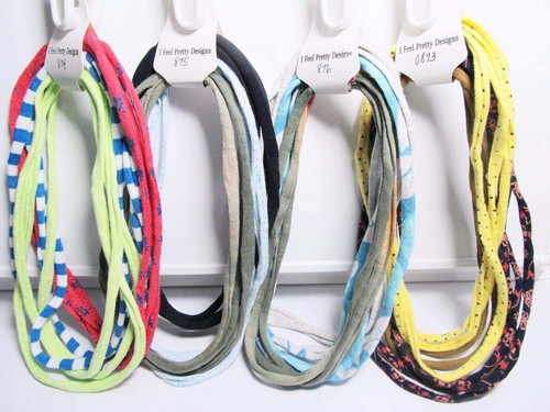 3-PACK Headbands/Hairbands Soft, Stretchy, Comfortable CHOOSE 873-876