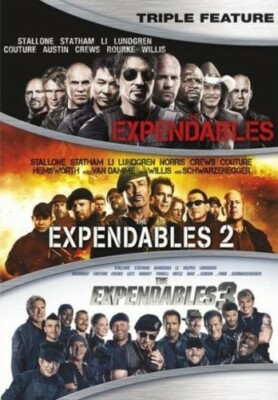 Expendables  Expendables 2  Expendables 3 - DVD - NEW FREE SHIPPING