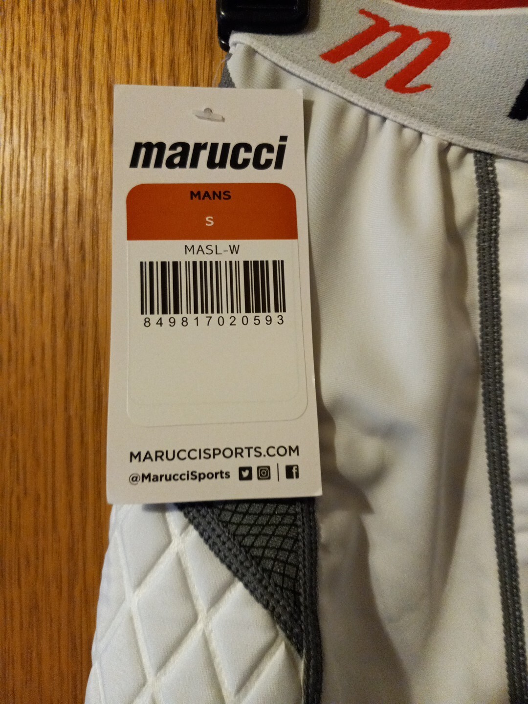 Marucci Adult Elite Padded Slider Shorts Small White for sale online eBay