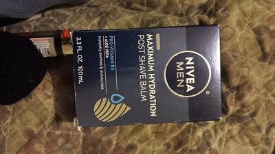 NIVEA Men Maximum Hydration Moisturizing Post Shave Balm 3.3 oz NEW TAPED BOX