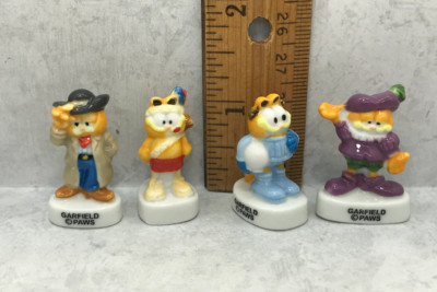 Tiny Historical GARFIELD the Cat Figurine French Feves Dollhouse Miniatures
