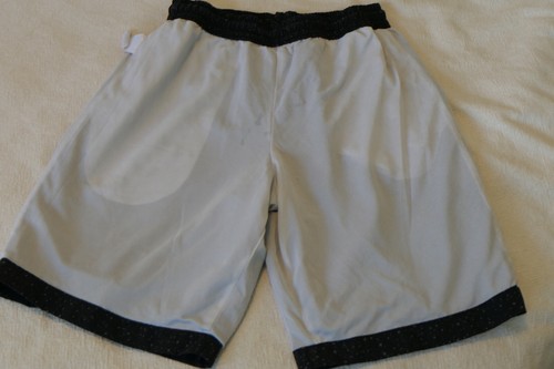 Jordan Shorts Mens Medium Black Gray Lined 9” Inseam Jumpman Drawstring Pockets - Picture 8 of 15