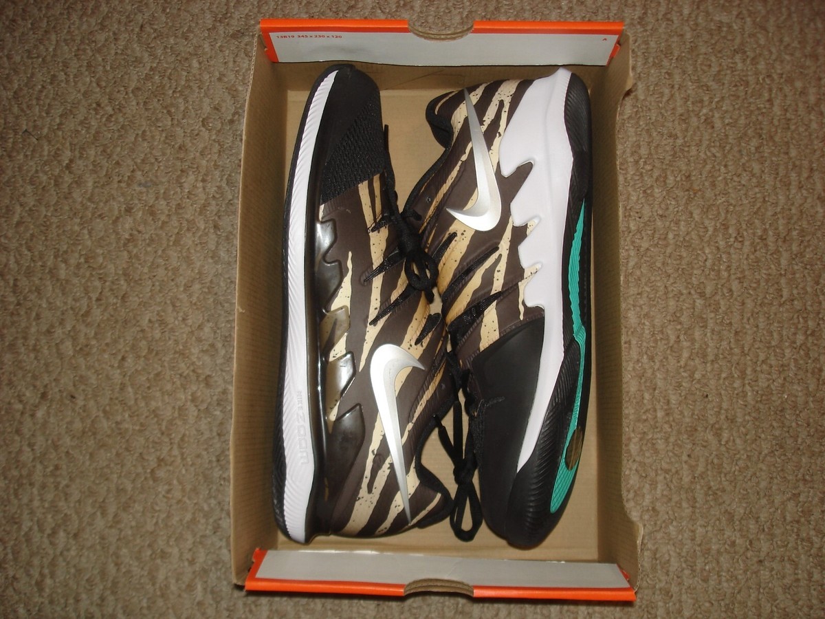 2019 Mens Nike Air Zoom Vapor X HC Tennis Shoes AA8030-701 Wheat Black Camo 7.5 Nike Air Zoom Vapor X HC  main image 2