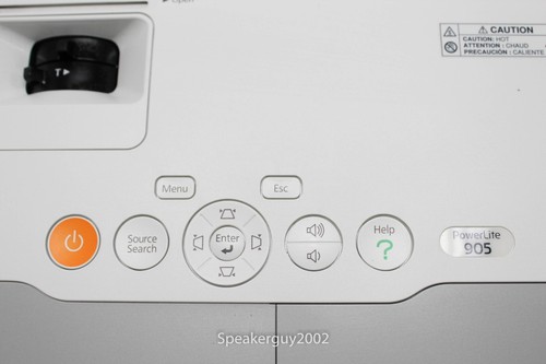 Epson PowerLite 905 Projector / H387A / 0653L -- CC - Picture 4 of 7