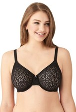 Wacoal Halo Lace Underwire Bra - Black