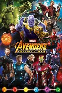 Marvel Comics Avengers Infinity War Poster Helden Hochformat 61 X 91 5 Cm Ebay