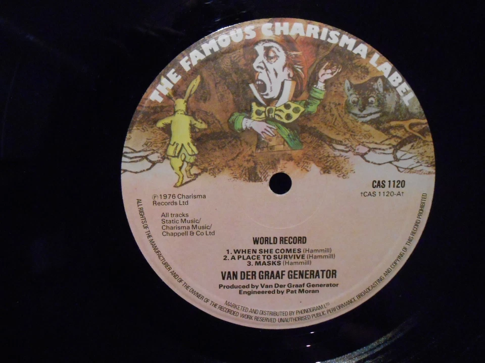 VAN DER GRAAF GENERATOR - WORLD RECORD - UK - 1st PRESS - MINT PLAY - ADVERT - Image 4 of 4
