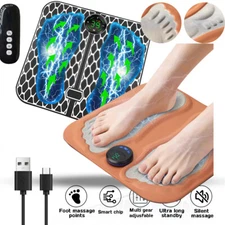 Electric EMS Foot Massager Leg Deep Reshaping Kneading Muscle Pain Relax Machine