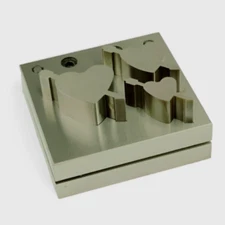 Disc Cutter Cupid Heart Shape | Set of 3 Punches | Jewelry Die | JDT |