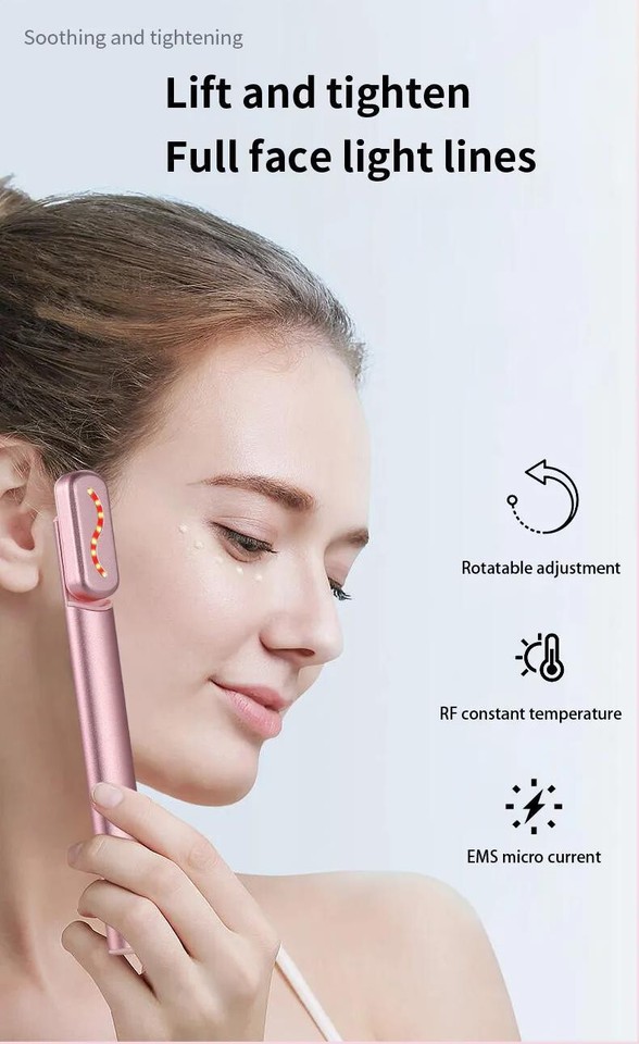 4-in-1 Facial Skin Care Wand Red Light Therapy for Wrinkles, Anti Aging ...