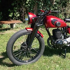 Parafango anteriore largo 11 cm acciaio chopper bobber scrambler cafe racer custom