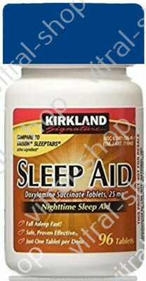 Kirkland Signature Sleep Aid Doxylamine Succinate 96 Tablets FAST DELIVERY