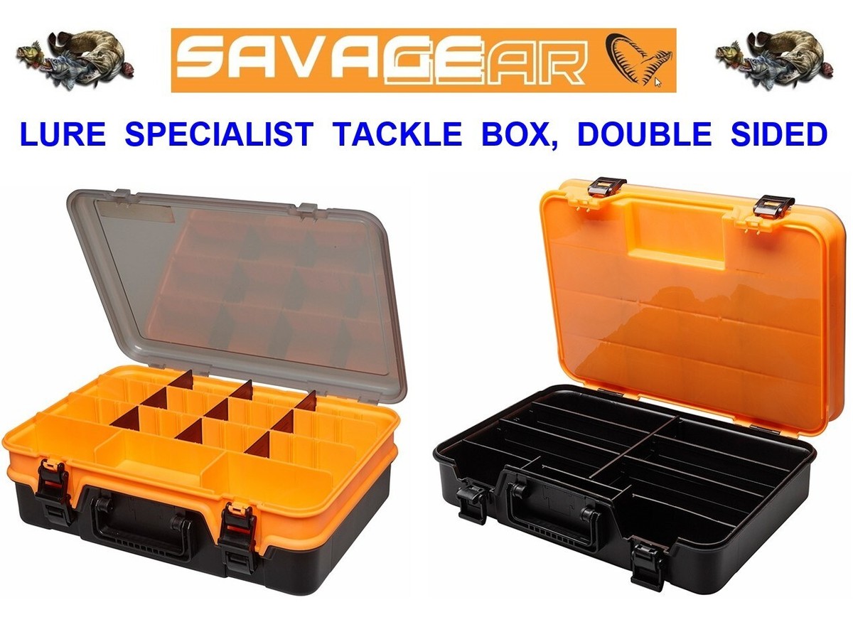 LARGE SAVAGE GEAR LURE SPECIALIST TACKLE BOX PIKE PREDATOR FISHING