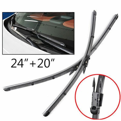 24''+20'' Front Windshield Wiper Blades Fit Land Rover Freelander 2/ LR2 2006-2014