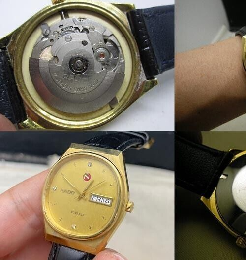 RADO VOYAGER watch vintage mechanical automatic day-date