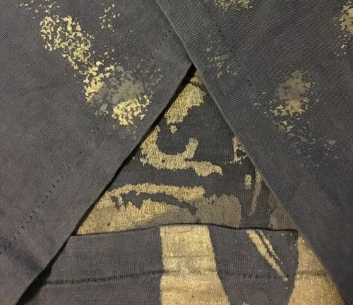Vintage 90er Jahre Malcolm X All Over Druck Shirt L schwarz Geschichte Angela Davis Muhammad Ali - Bild 5 von 12
