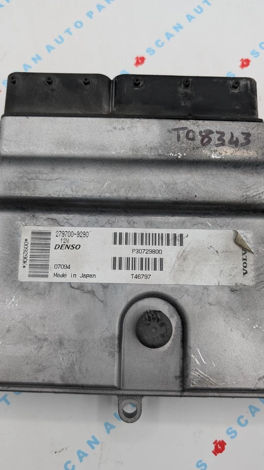 Volvo S40 Denso 2008 279700-9290 ecu p30729800 usado Foto 2 de 4