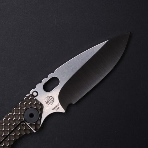 Strider Knives SnG DGG - OD Green G10 & Bronze Ti / Stonewashed MagnaCut Blade - Picture 4 of 8