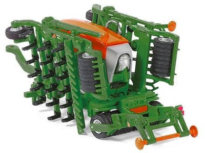 SIKU SK1826 Claas Xerion 5000 Tractor with Top and Amazone Cayena 6001 1/87 HO