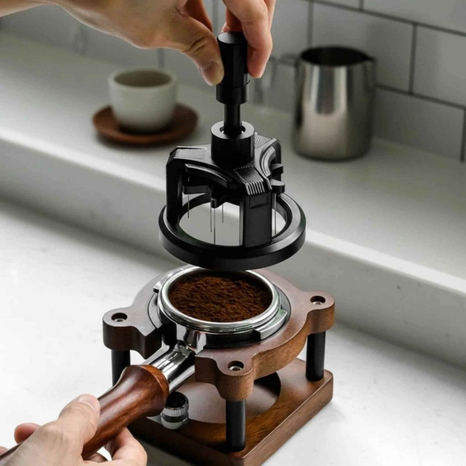 Espresso WDT Tool Uniform Powder Distribution Coffee Needle Distributor
Opens in a new window or tab