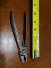 Vintage Unknown Pliers Cutters With Slot Screwdriver Handle pry Combo Stamped  — photo 1