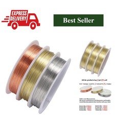 Copper Beading Wire Jewelry Making Bracelet Necklace DIY 1 Roll