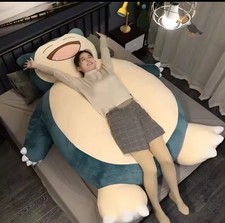 "Snorlax Gigante Peluche Kawaii 200/150cm – Cuscino Morbido Pokémon